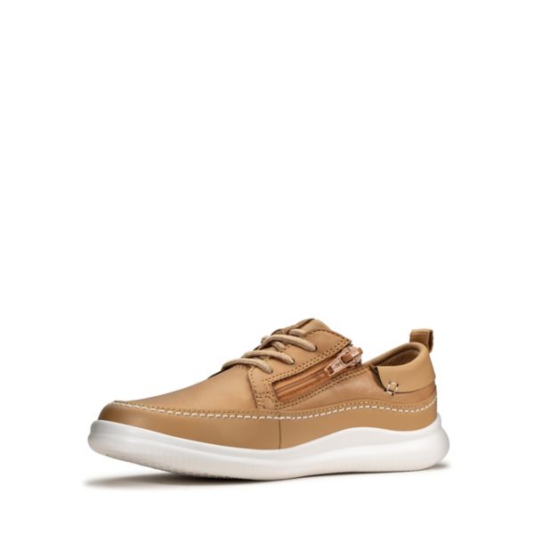 Clarks Boys Cloud Blaze Kid Casual Shoes Brown | CA-3248197